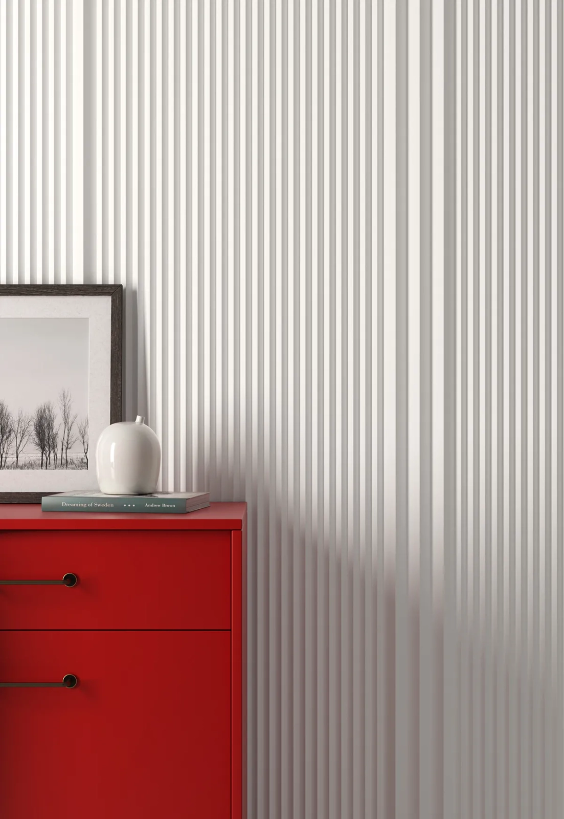 Element dekoracyjny WP003ATP biały RAL 9003 wym. 200 x 2.5 x 4.5 cm, z PolyForce