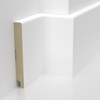 Listwa przypodłogowa MDF lakierowana biała z wodoodporną powłoką TRIO 12cm