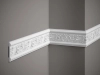 Listwa ścienna MDC217 biała wym. 200 x 1.3 x 7.8 cm, z ProFoam