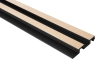 Zakończenie lameli Prawe L0302RT jasny dąb wym. 200 x 2 x 6.2 cm, z PolyForce