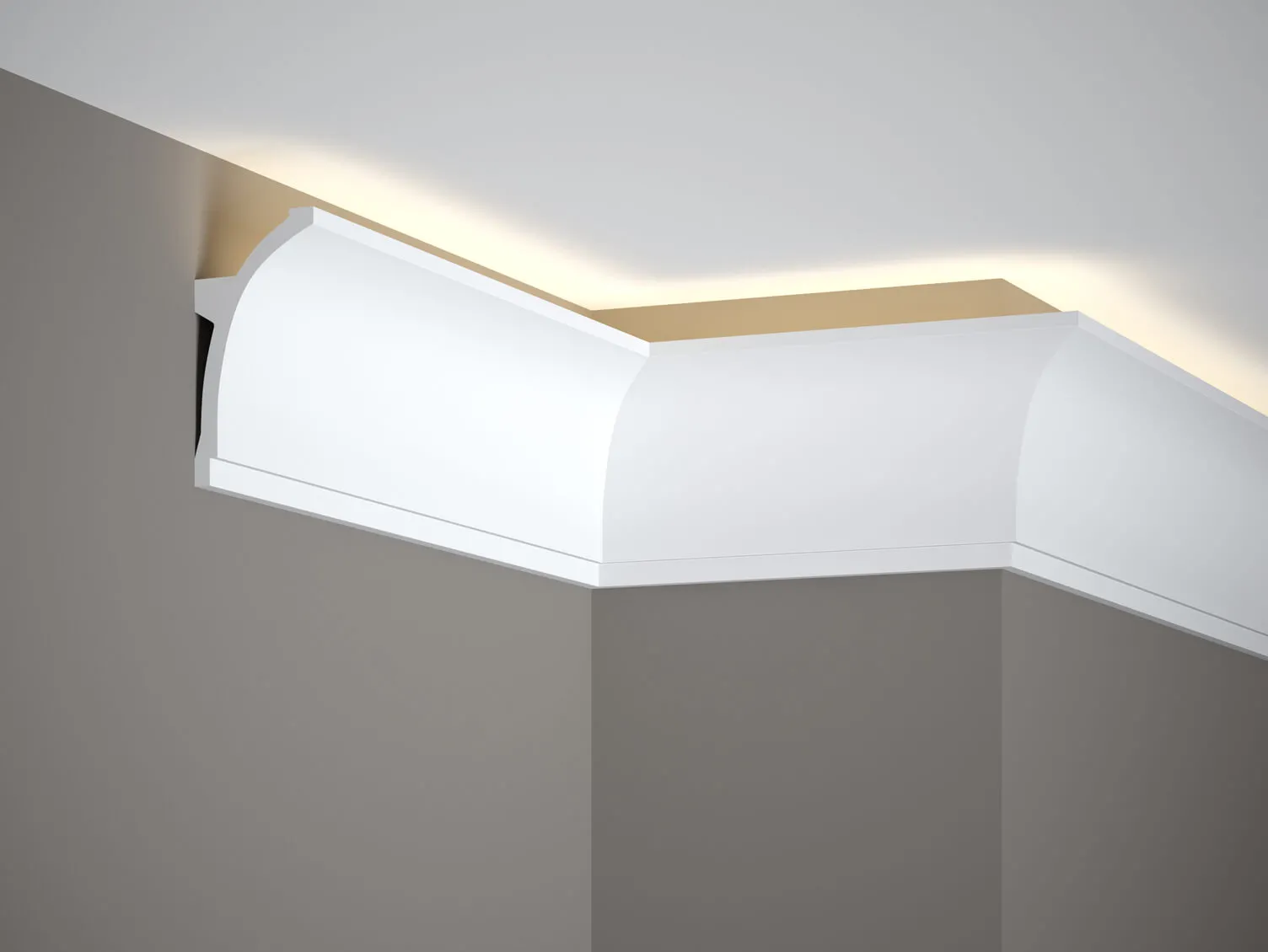 Listwa oświetleniowa MDB100 biała wym. 200 x 5 x 10 cm, z ProFoam
