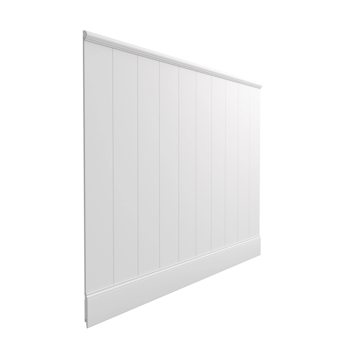 Boazeria ścienna VERONA do malowania - długość 200 cm, wysokość 118 cm + Farba czarny RAL9004