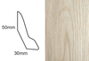 Listwa przypodłogowa fornirowana nielakierowana LP60 (240 cm x 5 cm x 3 cm) dąb