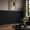 Boazeria ścienna LOFT MDF surowa do malowania - długość 200 cm, wysokość 118 cm