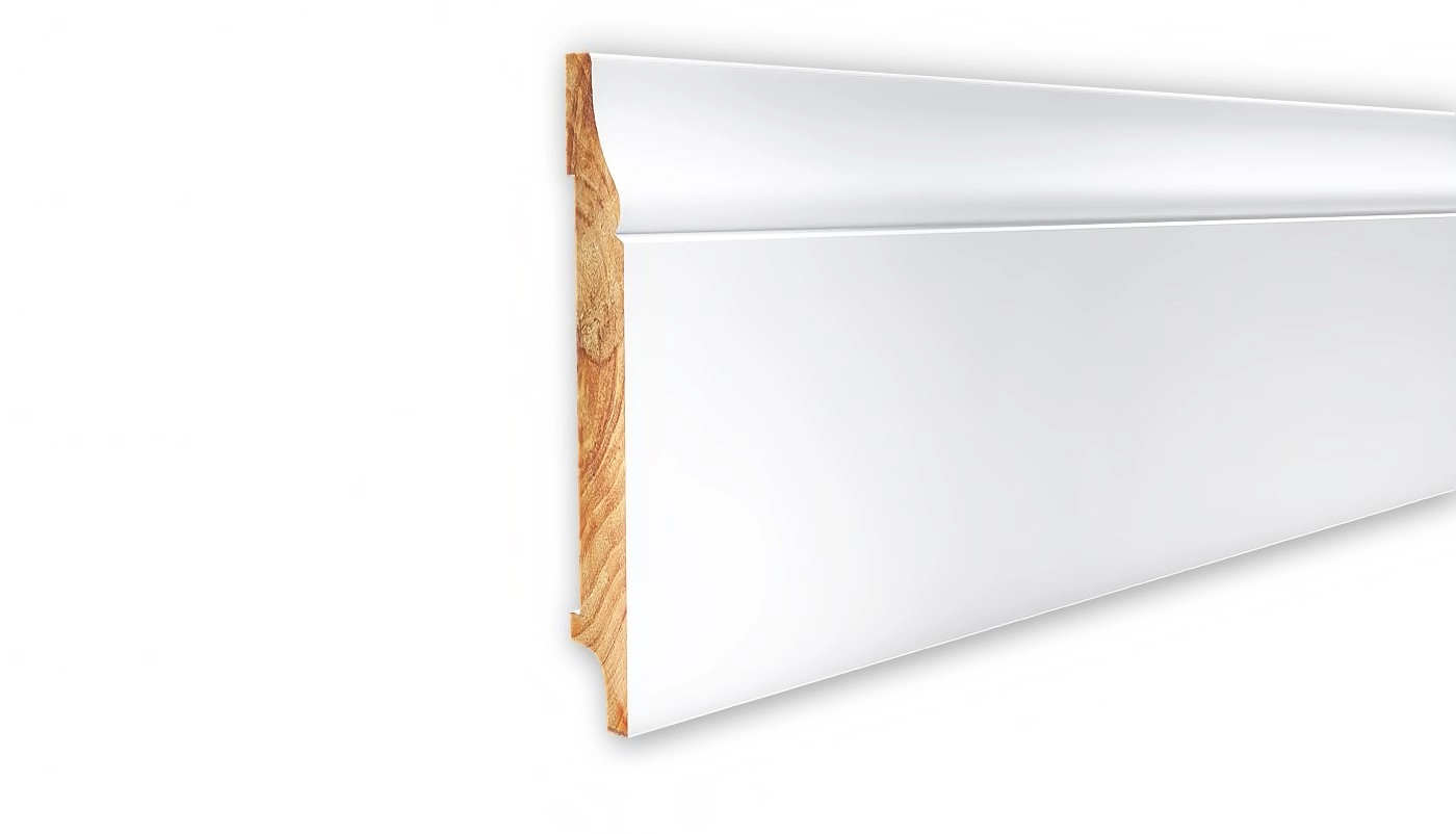 Listwa przypodłogowa lakierowana Topaz 120 (240 cm x 12 cm x 1,6 cm) drewno iglaste