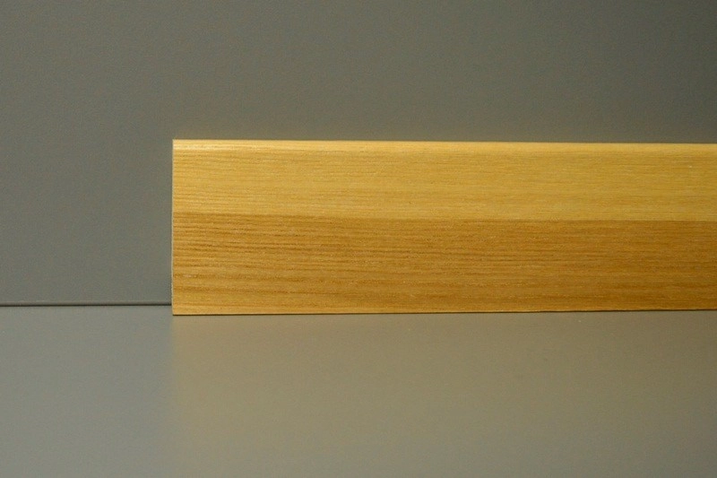 Listwa przypodłogowa fornirowana nielakierowana CP58 (240 cm x 5,8 cm x 1,6 cm) jesion ciemny