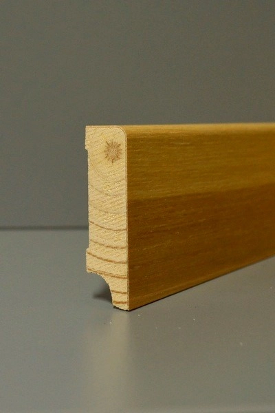 Listwa przypodłogowa fornirowana nielakierowana CP58 (240 cm x 5,8 cm x 1,6 cm) jesion ciemny