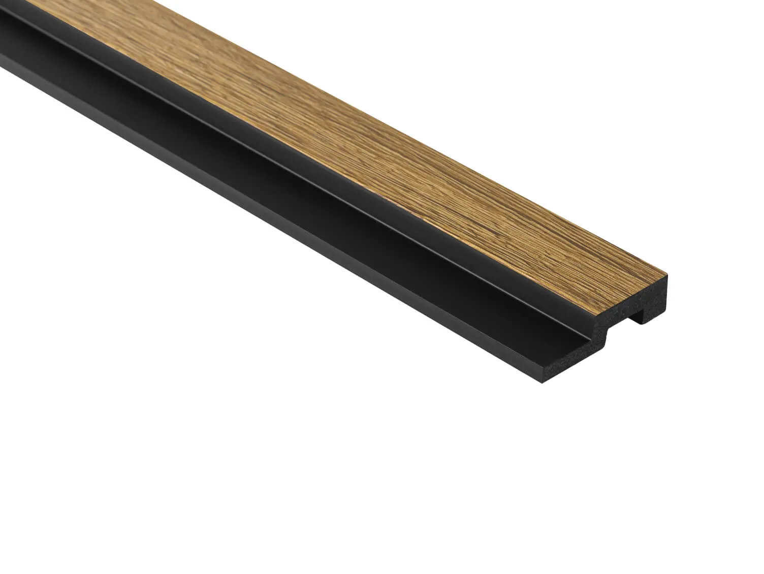 Zakończenie lameli Dąb Naturalny L0205R wym. 270 x 1.2 x 4.5 cm, z PolyForce, kolor naturalny dąb
