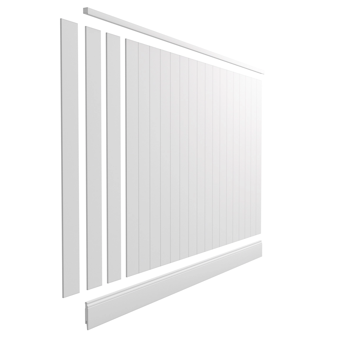 Boazeria ścienna LED do malowania - długość 200 cm, wysokość 114 cm + Farba Oliwkowy Grafit