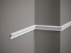 Listwa ścienna biała MD318 wym. 200 x 1.5 x 3.3 cm, z PolyForce