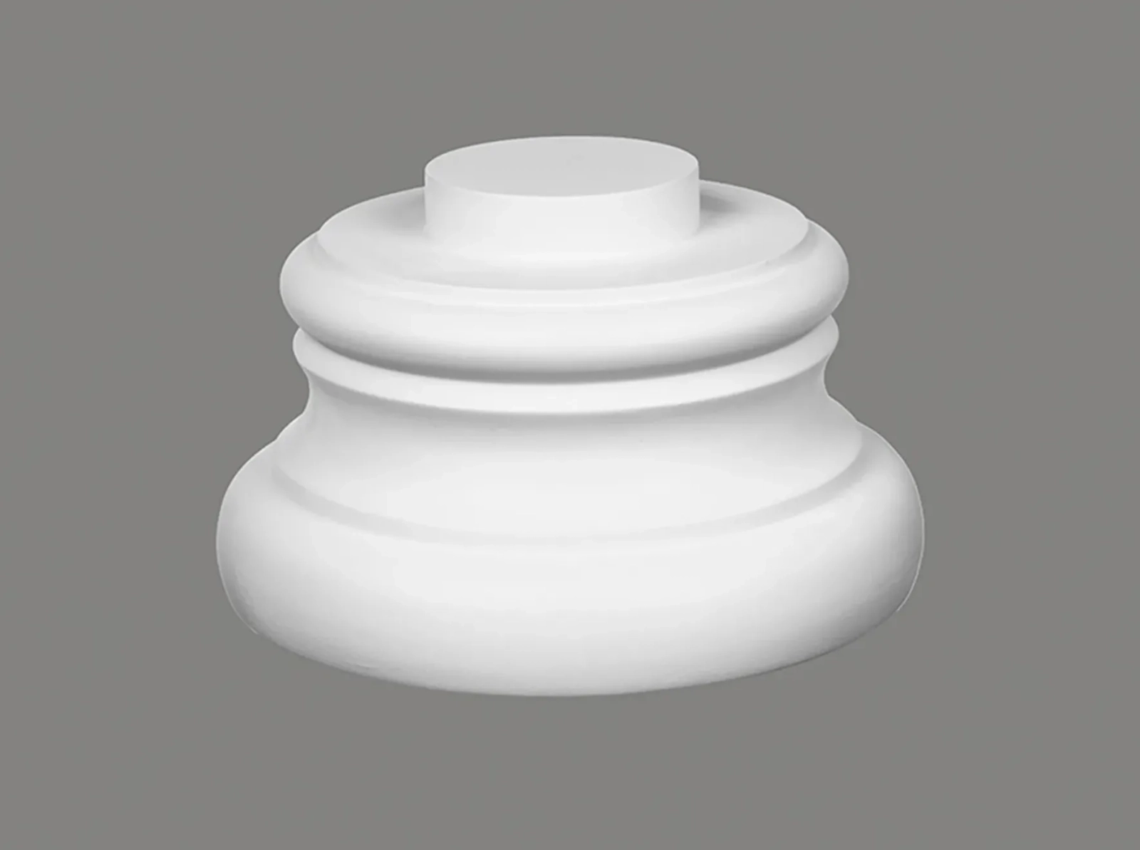 Podstawa kolumny ozdobnej C5001-4W biała wym. 28 x 14.5 x 28 cm, z ProFoam