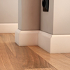 Listwa przypodłogowa MDF Plus Wzór F1 biała wilgocioodporna (262 cm x 8 cm x 1,6 cm) lakier półmatowy RAL 9003