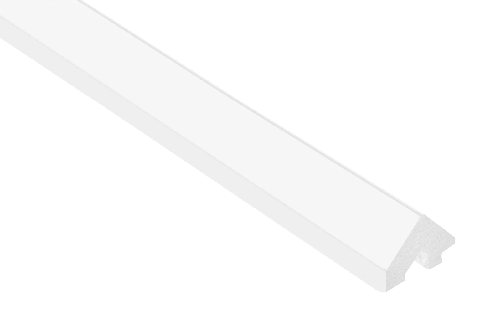 Lewe zakończenie panela ściennego WP003LTP Vivid Biały RAL 9003 wym. 200 x 1.6 x 2.1 cm, z PolyForce
