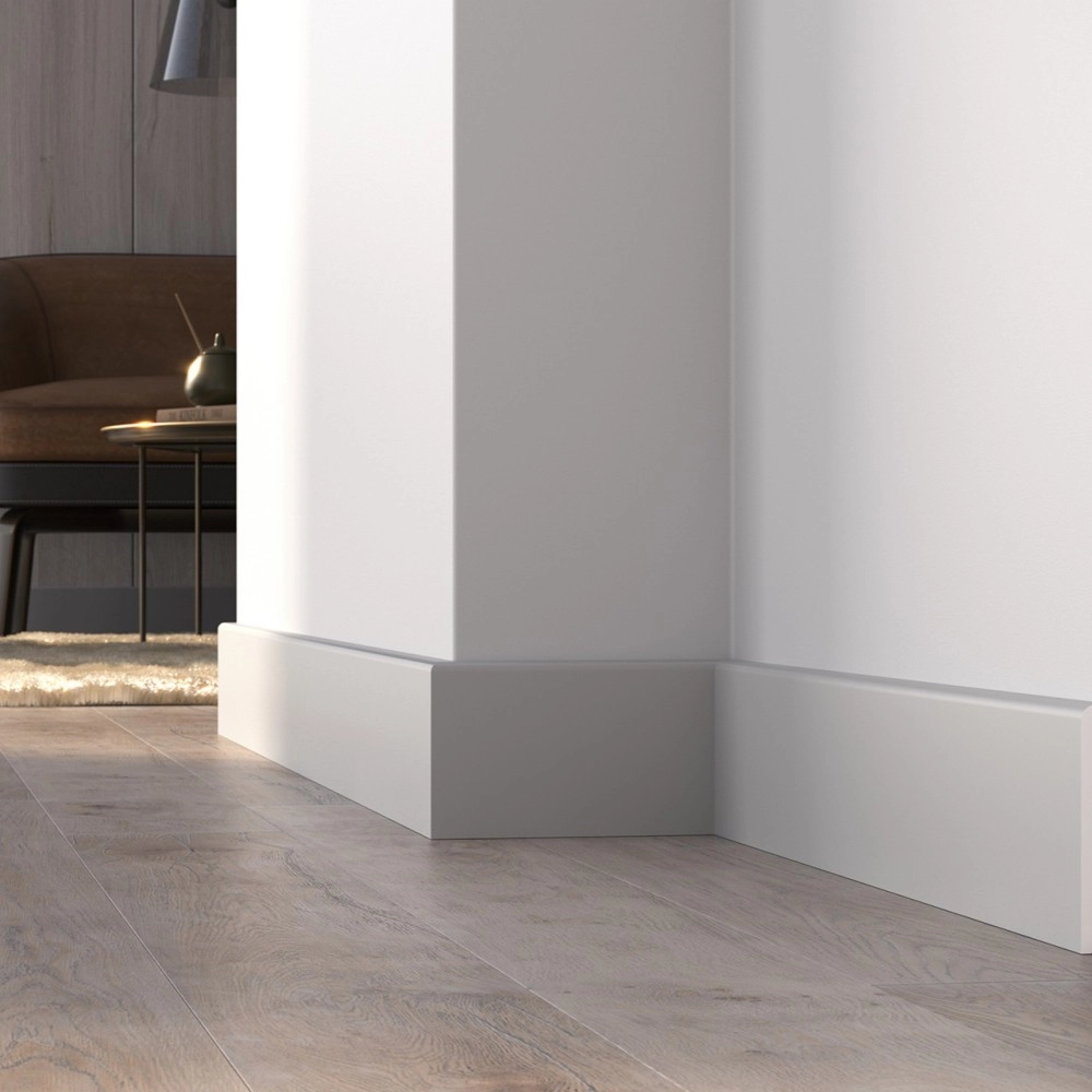 PRÓBKA 20 cm - Listwa przypodłogowa Premium Floor Durofit PF100G szara 10 cm