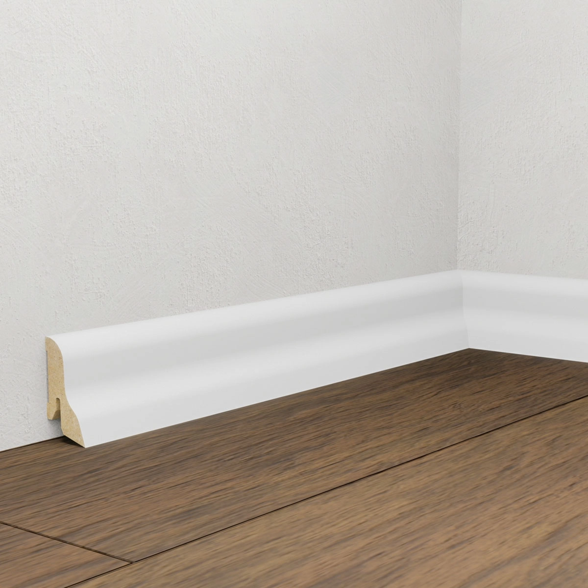 Listwa przypodłogowa MDF Biała Premium, 40x21 mm, Pedross - ostatnie 14 metrów