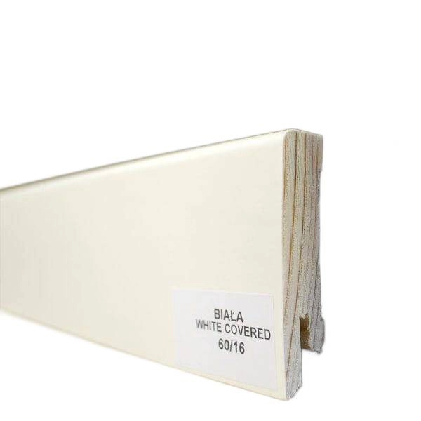 Drewniana listwa przypodłogowa lakierowana 60/16 (240 cm x 6 cm x 1,5 cm) Dąb Bryza