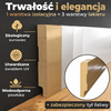 Listwa przypodłogowa MDF lakierowana biała z wodoodporną powłoką TRIO 12cm