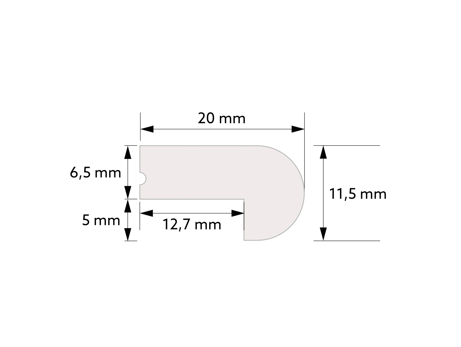 Zwieńczenie boazerii angielskiej TP003P z PolyForce
