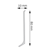 Listwa przypodłogowa aluminiowa, cokół Creativa LP80 250cm