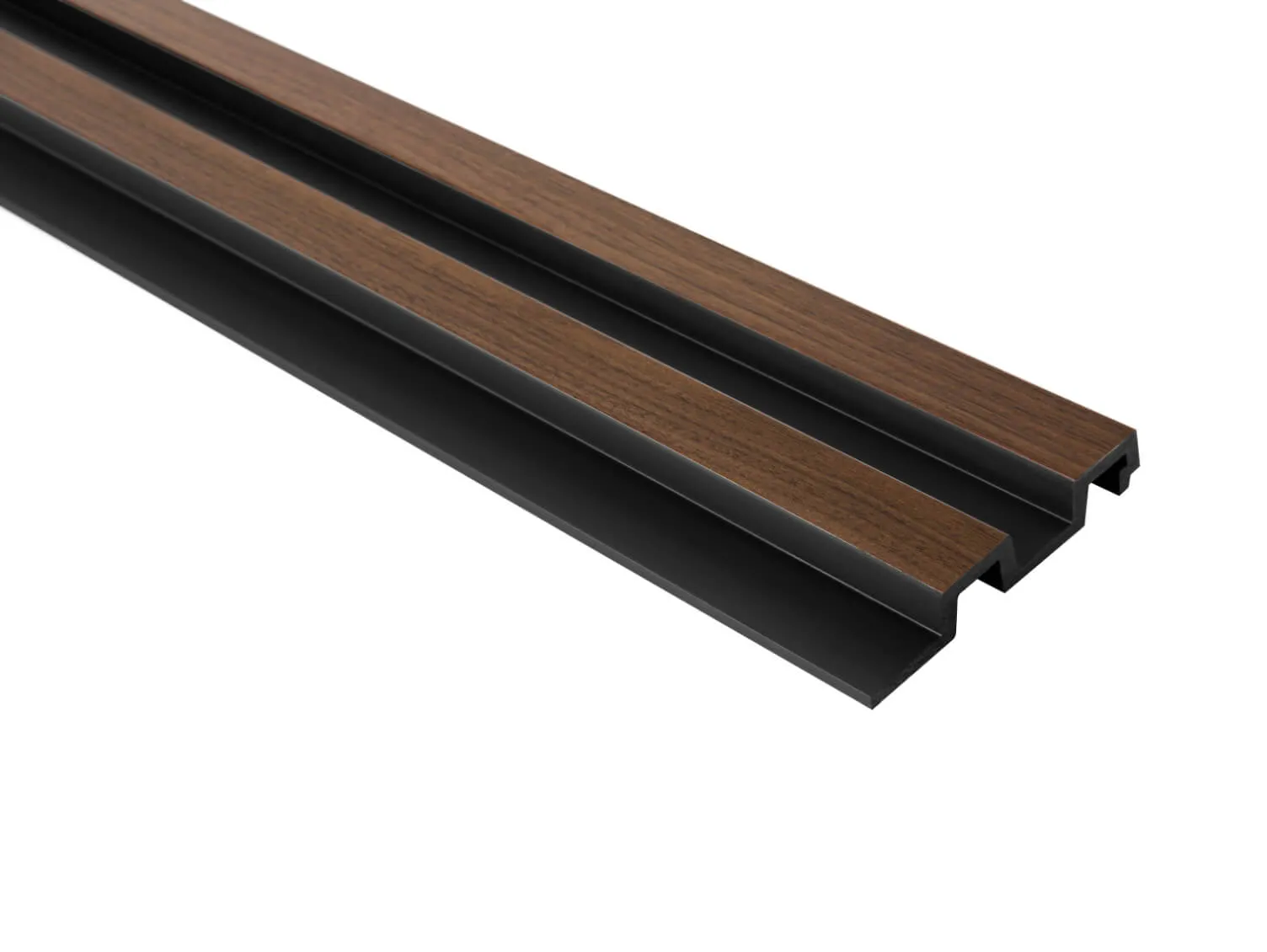 Lamela ścienna Dąb Ciemny L0304 wym. 270 x 2 x 11.5 cm, z PolyForce, kolor ciemny dąb