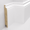 PRÓBKA 20 CM - Listwa przypodłogowa MDF lakierowana biała z wodoodporną powłoką MODERNA 12cm