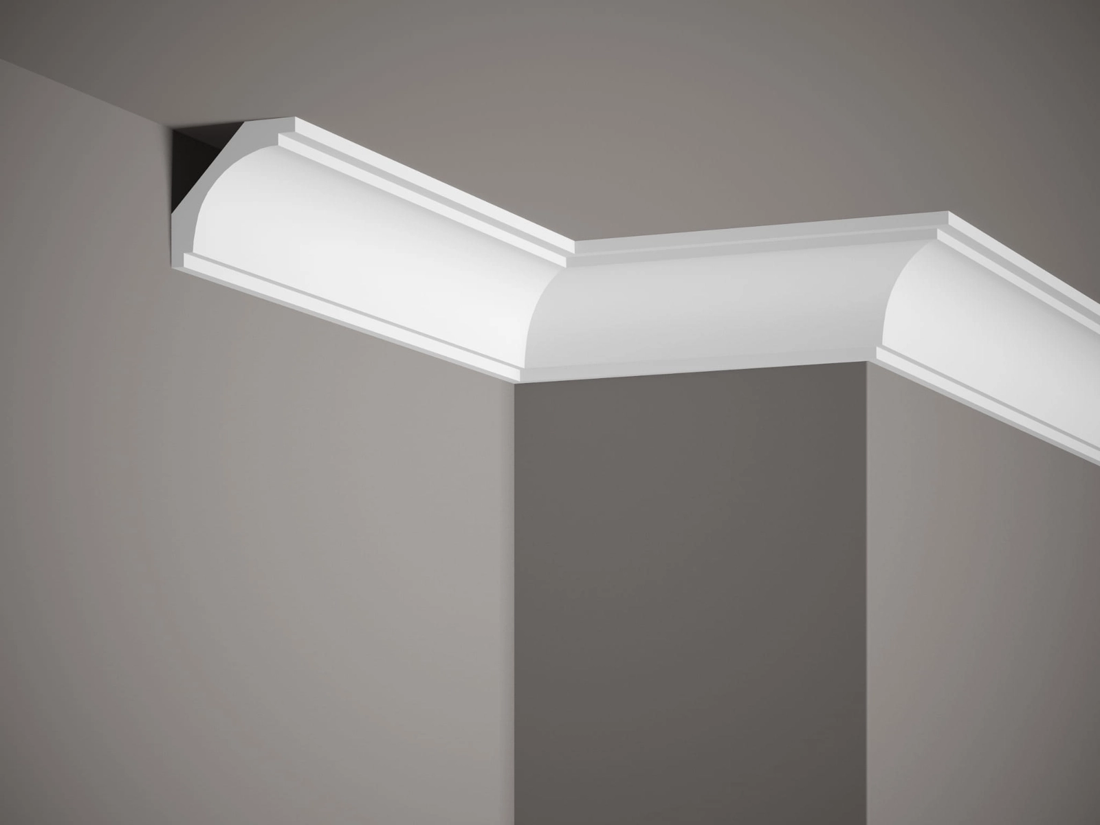Listwa sufitowa Mardom Decor MD145 biała wym. 200 x 6 x 6 cm, z PolyForce