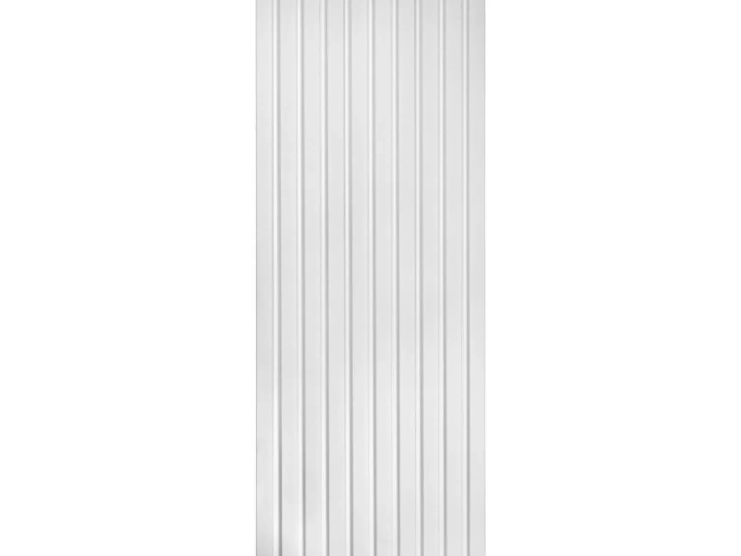 Lamela ścienna L0201 biała wym. 270 x 1.2 x 12.1 cm, z PolyForce