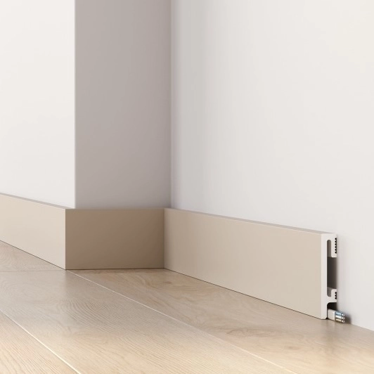PRÓBKA 20 cm - Listwa przypodłogowa Premium Floor Durofit PF081K kaszmir NCS S 1502-Y50R 8 cm