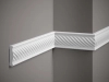 Listwa ścenna MDC239F biała wym. 200 x 1.5 x 7.5 cm, z flexu