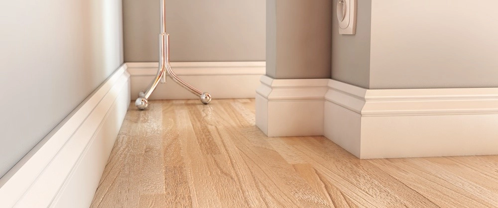 Listwa przypodłogowa MDF Plus Wzór F3 (262 cm x 10 cm x 1,8 cm) biała wilgocioodporna półmatowa