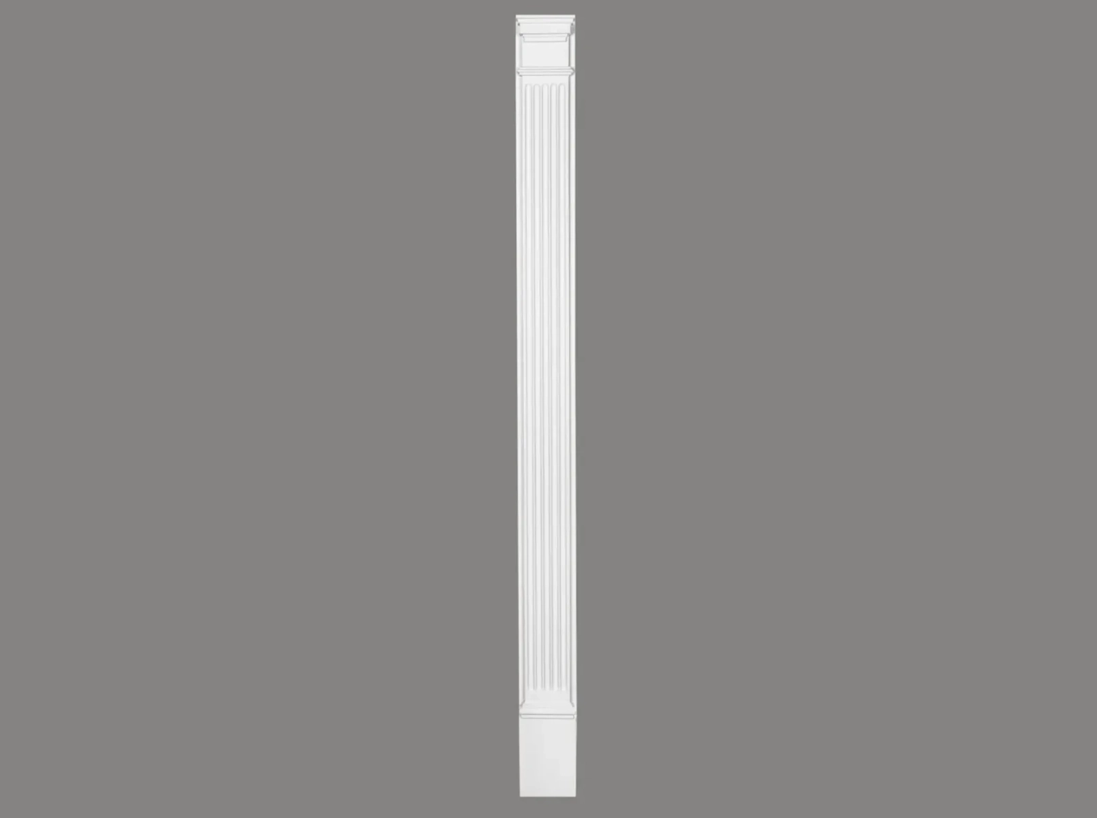 Pilaster D1504 biały wym. 216 x 7 x 16.5 cm, z ProFoam