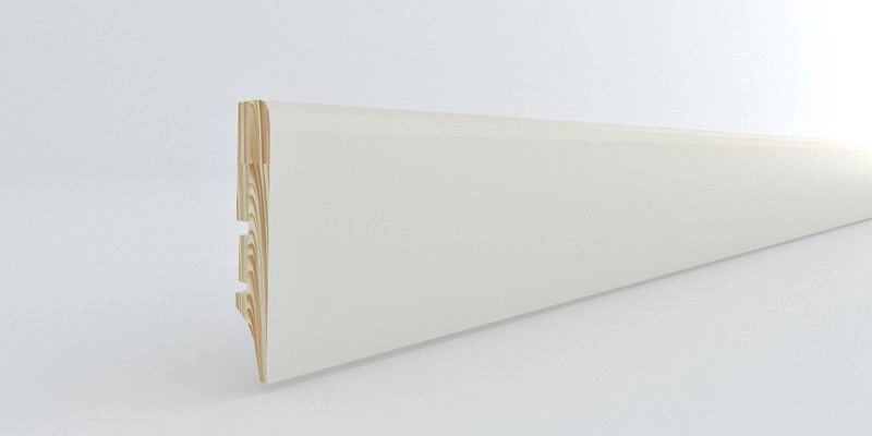 Listwa przypodłogowa drewniana lakierowana PW70 (220 cm x 7 cm x 1,6 cm) iglaste